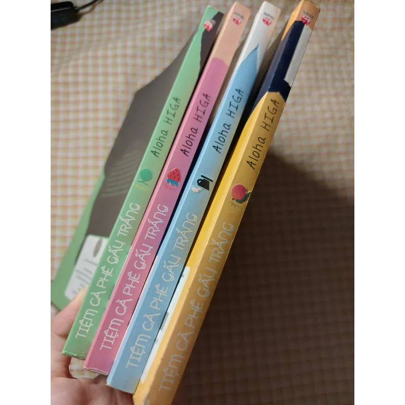 COMBO 4 CUỐN TIỆM CÀ PHÊ GẤU TRẮNG - DÂU TÂY, DƯA LƯỚI, XOÀI.. 719255