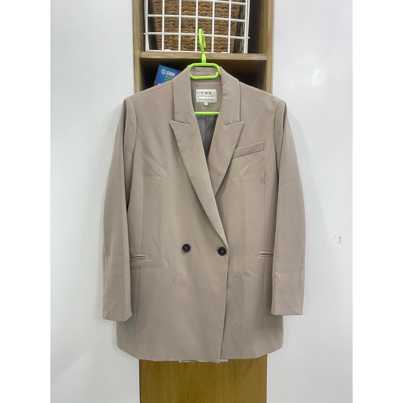 Áo blazer 2 lớp vải cực đẹp mềm mịn lên form tốt size M đầu L 154246