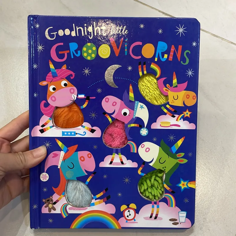 NGOẠI VĂN tiếng anh trẻ em : Goodnight little Groovicorns - sách đẹp bìa cứng  1027556