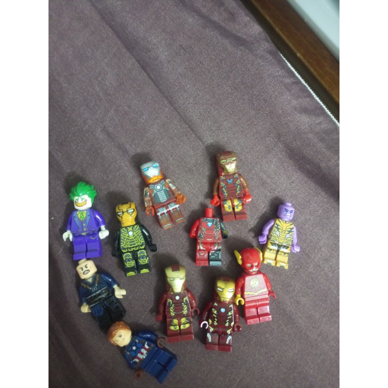 Combo 12 lego minifigure (ironman, cap, dr strange, joker, flash,...)  147915