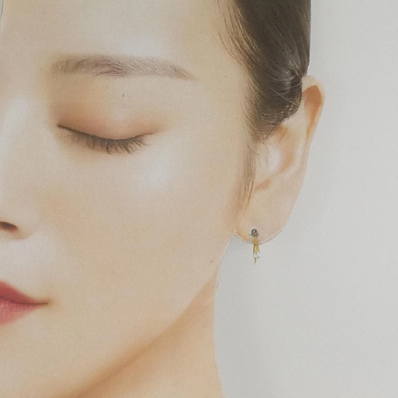 K18YG Bông tai kim cương 0.10CT - Hàng hiệu Chính hãng 866164