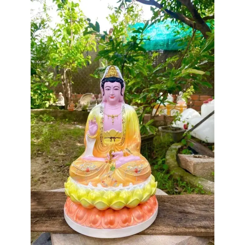 Tượng Phật Quan Thế Âm Bồ Tát Ngồi 30 vàng composite 787166