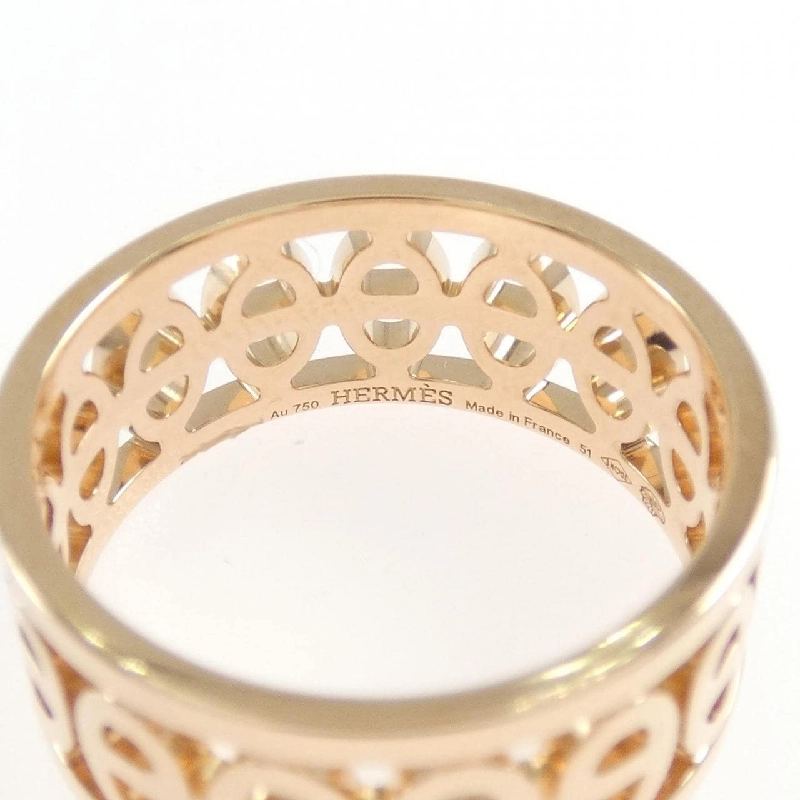 Nhẫn Hàng hiệu Authentic Hermès Chaine d'Ancre Divine 839336
