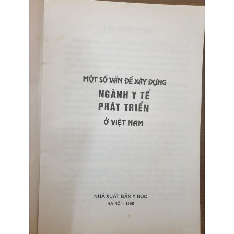 Một số vấn đề xây dựng ngành Y tế Việt Nam (Nguyên Bộ Trưởng Y Tế , Đỗ Nguyên Phương) 494983