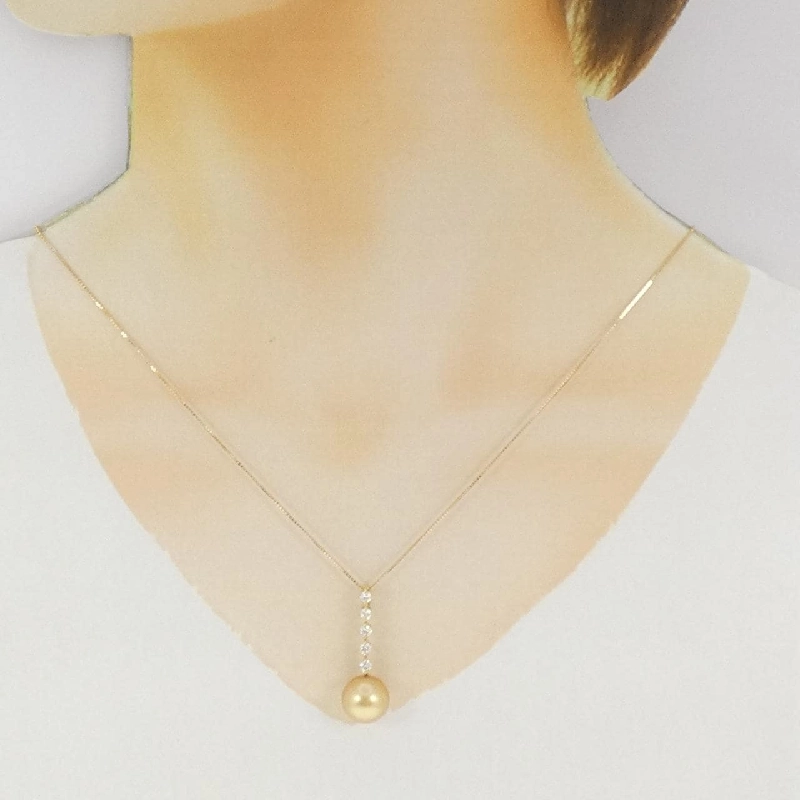 K18YG Ngọc trai trắng 11mm - Hàng hiệu Authentic 856965