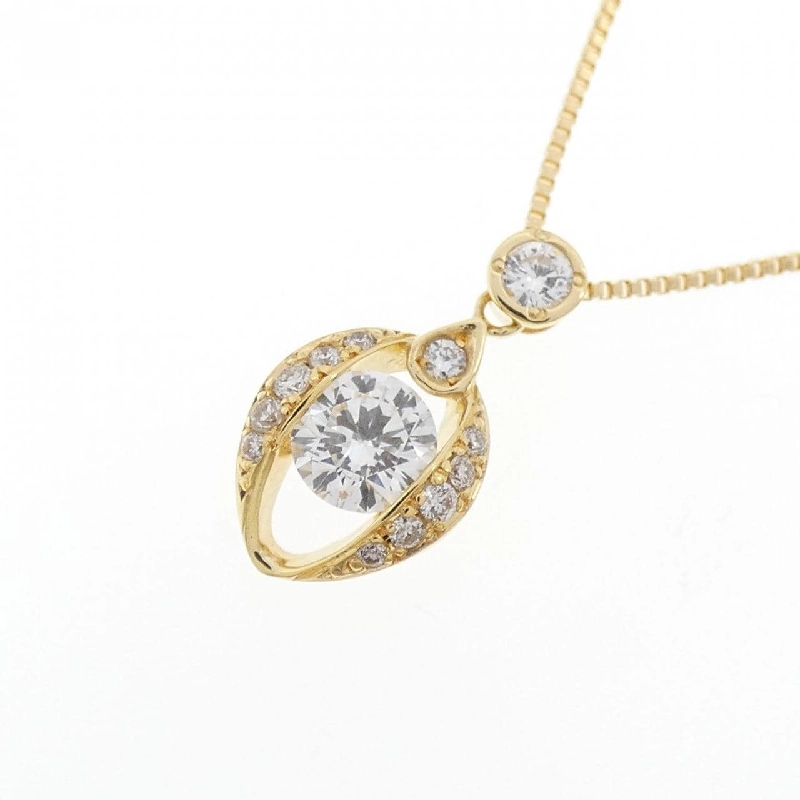 K18YG Dây chuyền kim cương 0.234CT - Hàng hiệu Authentic 860664