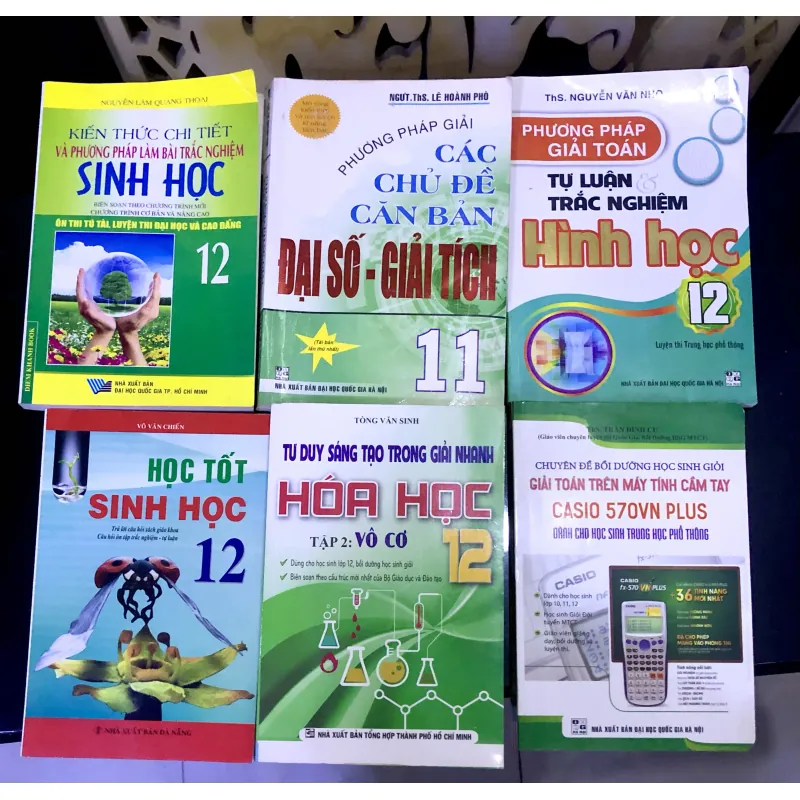 Combo 6 Sách ôn luyện thi đại học 1009670