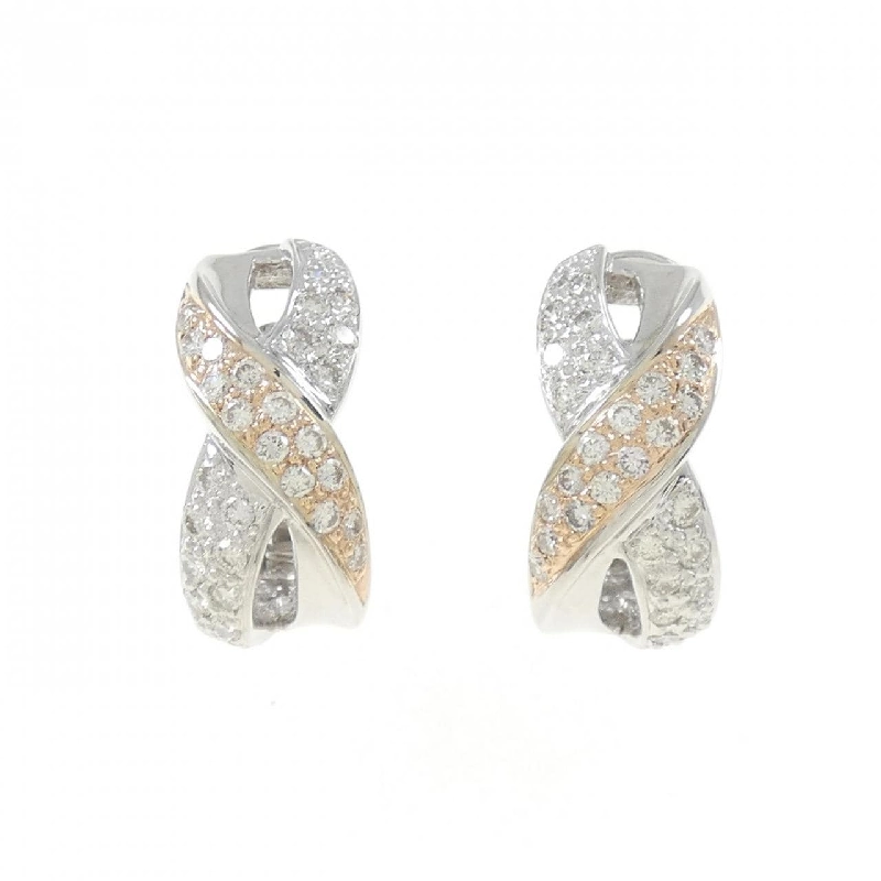 Bông tai kim cương K18WG/K18PG 0.81CT - Hàng hiệu Chính hãng 877199