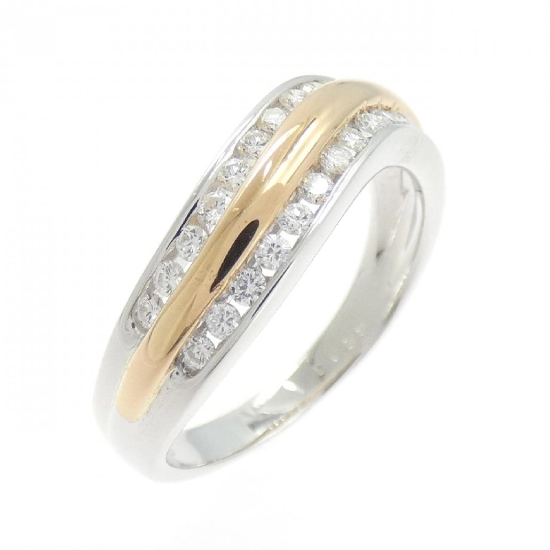 Nhẫn kim cương K18WG/K18PG 0.38CT - Hàng hiệu Authentic 847850