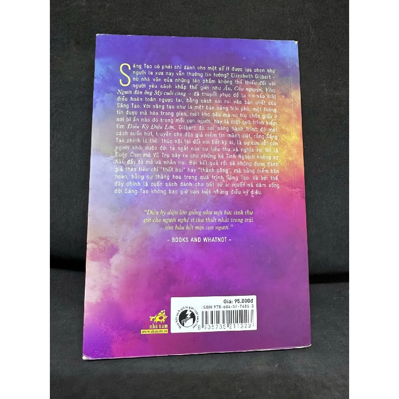 [Phiên Chợ Sách Cũ] Điều Kỳ Diệu Lớn, 2017 - Elizabeth Gilbert H1809 SBM 702023