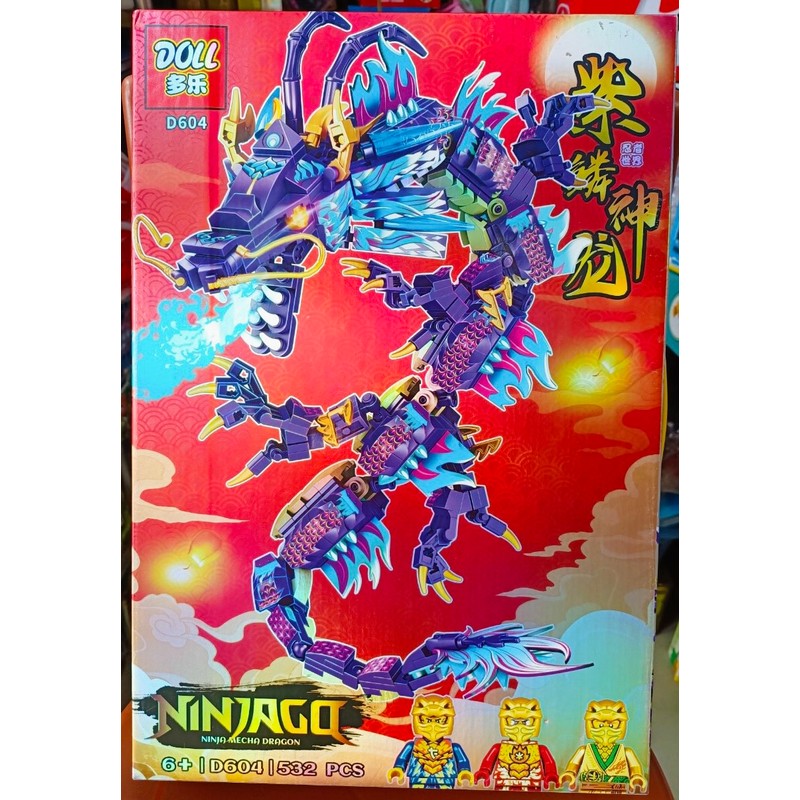 Đồ chơi lắp ráp Ninja Rồng Doll D604 Mecha Dragon 145609