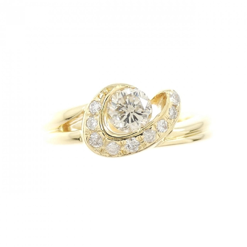 Nhẫn kim cương K18YG 0.50CT 665358