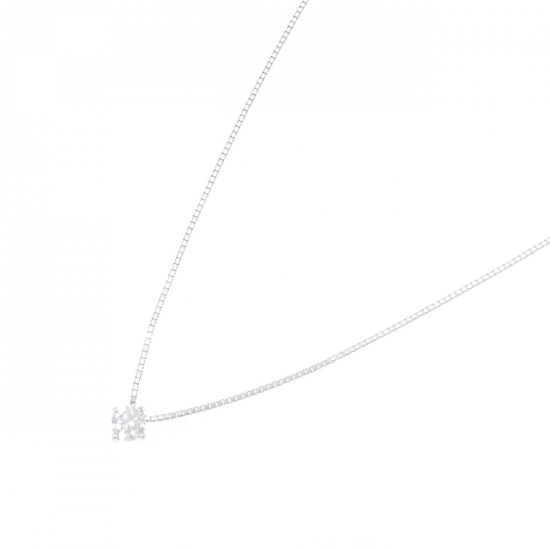 K18WG Solitaire Dây chuyền kim cương 0.20CT - Hàng hiệu Chính hãng 862139