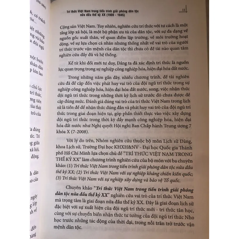 Trí thức VN trong tiến trình giải phóng dân tộc nửa đầu thế kỷ XX 714020