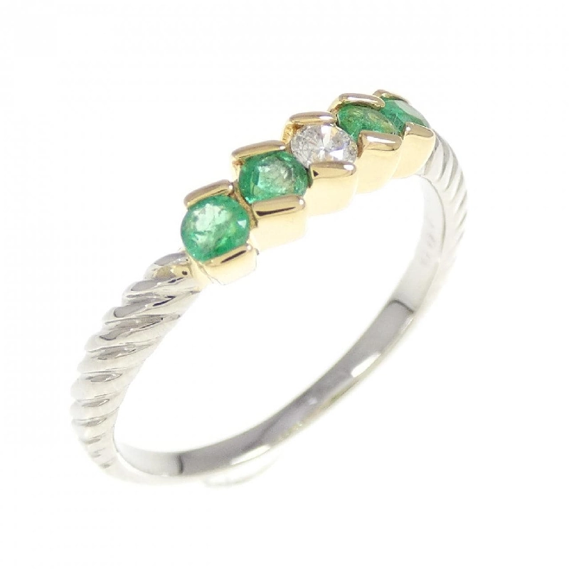 Nhẫn Emerald PT900/K18YG 668097