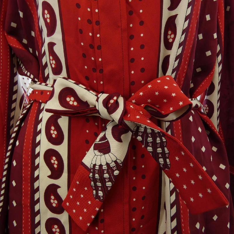 HERMES HARNAIS DE COUR 2H0522DU Váy đầm - Hàng hiệu Authentic 817266