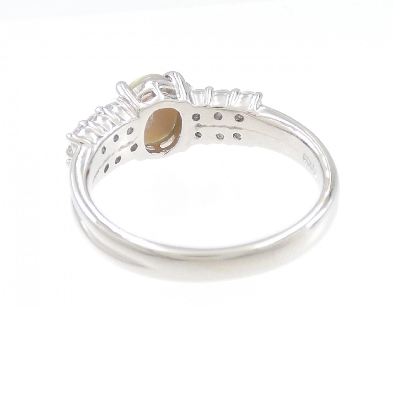 Nhẫn opal đen PT900 0.57CT 671138