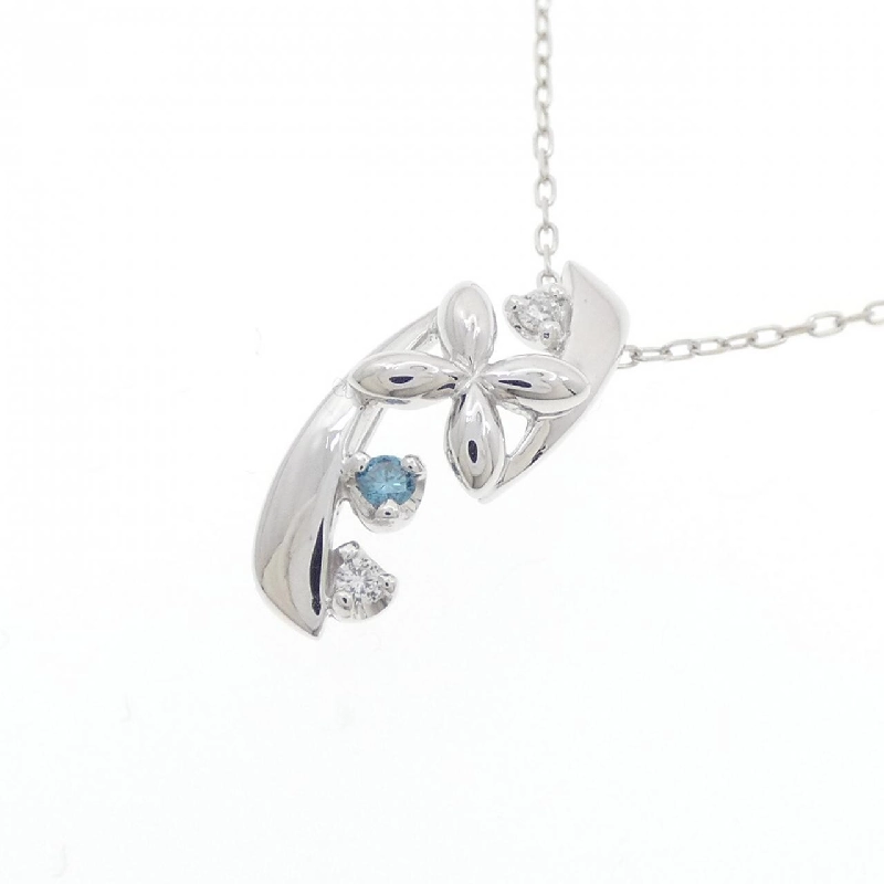 K18WG Dây chuyền kim cương 0.06CT - Hàng hiệu Chính hãng 857867