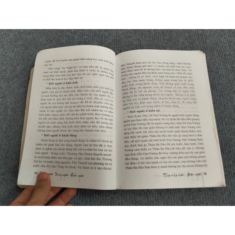 BIẾT NGƯỜI, DÙNG NGƯỜI, QUẢN NGƯỜI 533345