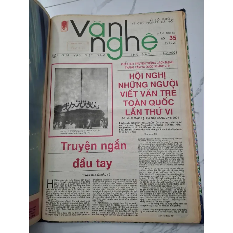 Báo Văn Nghệ 2001 số 27 đến số 39 799223