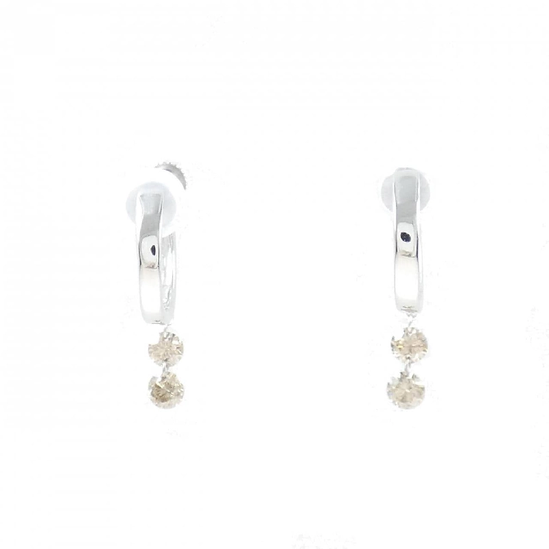 K18WG Bông tai kim cương 0.40CT - Hàng hiệu Chính hãng 873547