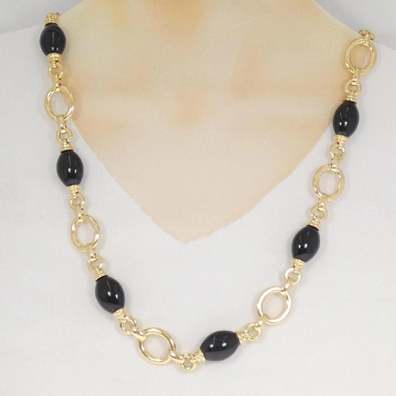 Chanel Onyx Necklace - Hàng hiệu Authentic 841691