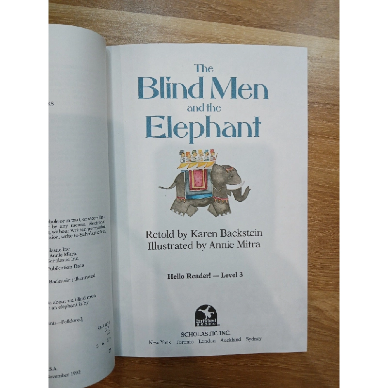 The Blind Men and the Elephant - Retold by Karen Backstein & Annie Mitra 543935