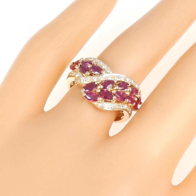 Nhẫn Ruby K18YG 1.43CT - Hàng hiệu Chính hãng 848838