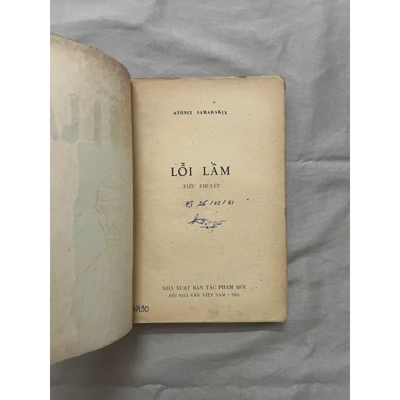 LỖI LẦM - Antonis Samarakis 992521