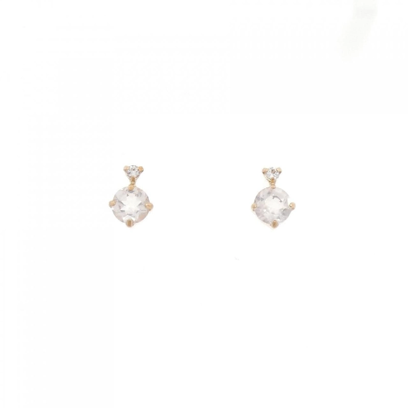 K18PG Bông tai đá hồng ngọc - Hàng hiệu Authentic 868593