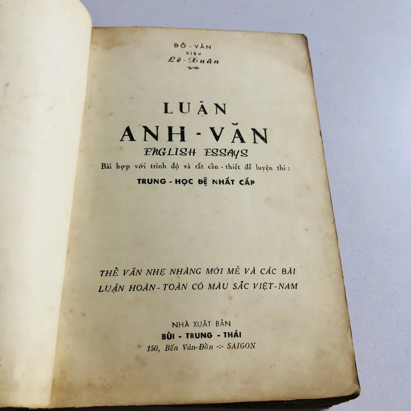 📘 LUẬN ANH VĂN LUYỆN THI TRUNG HỌC ĐỆ NHẤT CẤP 596942