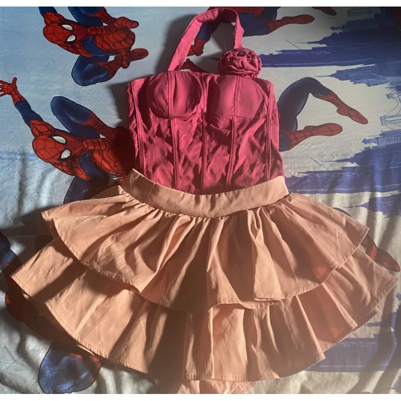 Set croptop va chân váy 785211