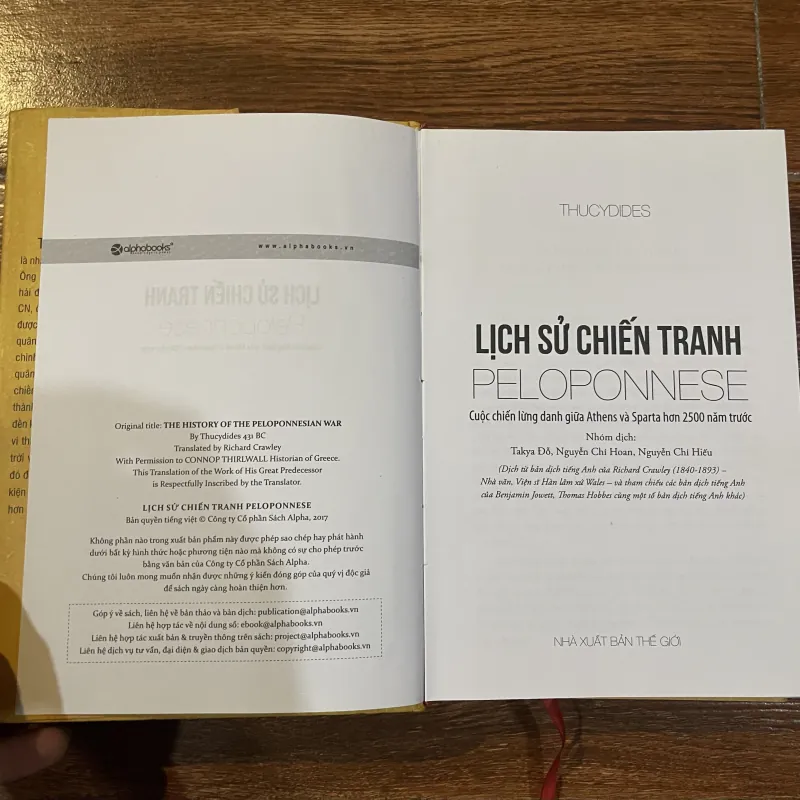 Lịch sử chiến tranh Peloponnese Thucydides (10) 1010500