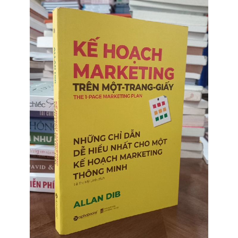 Kế hoách marketing trên một trang giấy - Allan Dib 378103