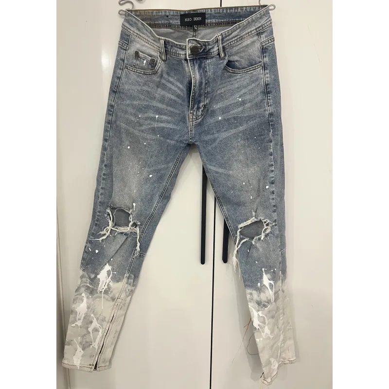 Quần jean nam rách sành diệu 720505