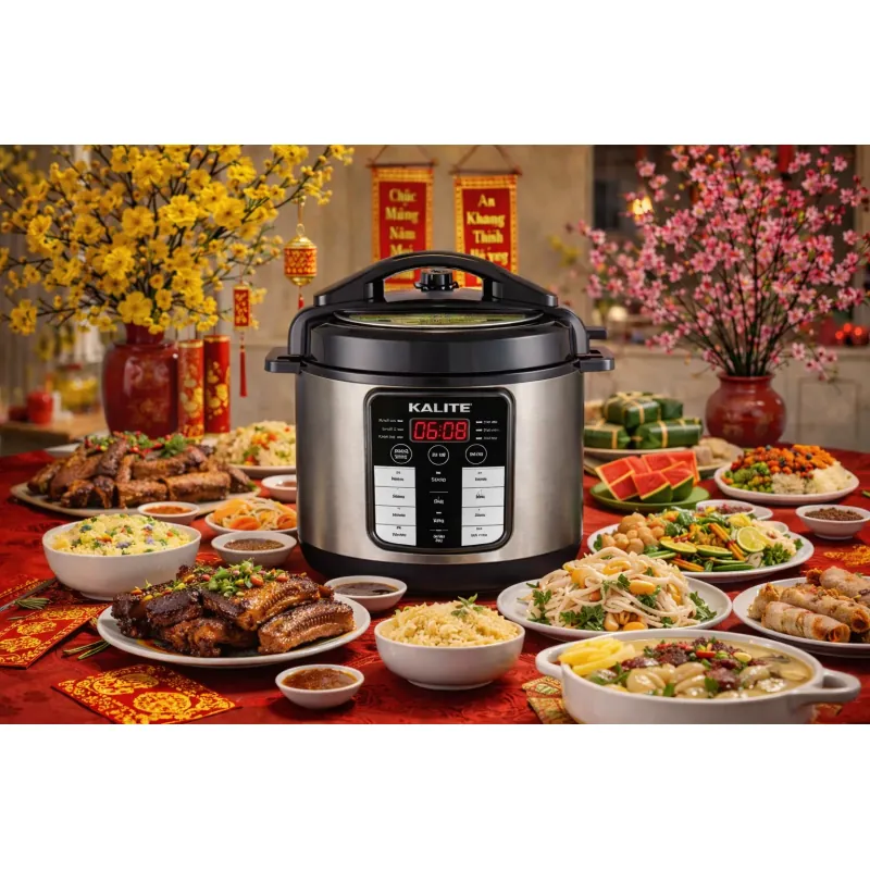 🍲 NỒI ÁP SUẤT ĐIỆN KALITE KPC5841 – ĐA CHỨC NĂNG, TIỆN LỢI MỖI NGÀY ⚡ 799245