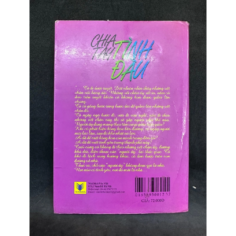 [Phiên Chợ Sách Cũ] Chia Tay Tình Đầu, Lạc Tiểu Mỹ, (Ố Vàng, Trang đầu có ghi chữ), 2010 1503 411316