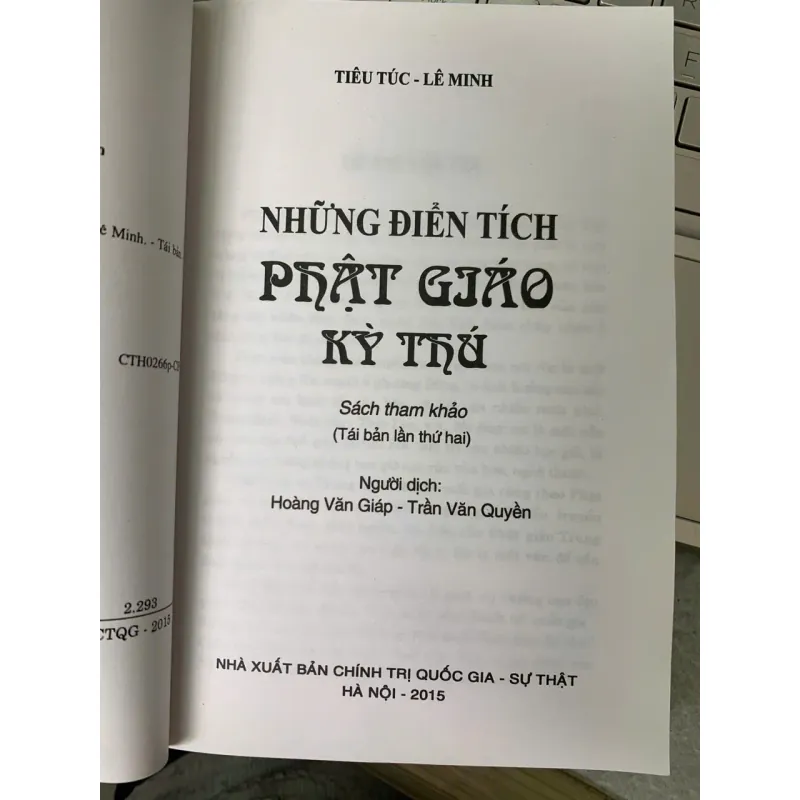 NHỮNG ĐIỂN TÍCH PHẬT GIÁO KỲ THÚ - TIÊU TÚC & LÊ MINH 572017