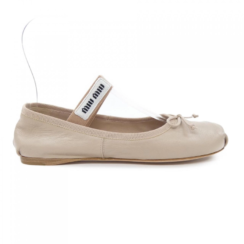 Giày ballet da MIU MIU 656193