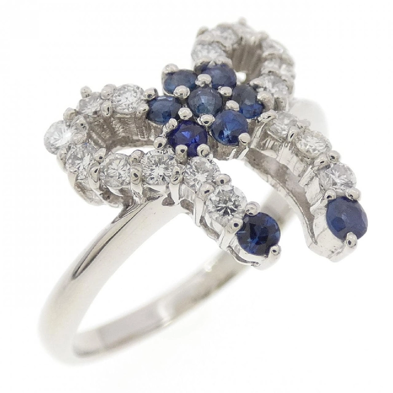 Nhẫn Sapphire Ruy Băng PT900 0.30CT - Hàng hiệu Chính hãng 853746