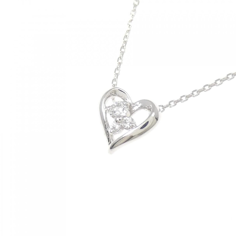 4゜C Hình trái tim Kim cương Dây chuyền - Hàng hiệu Chính hãng 843007