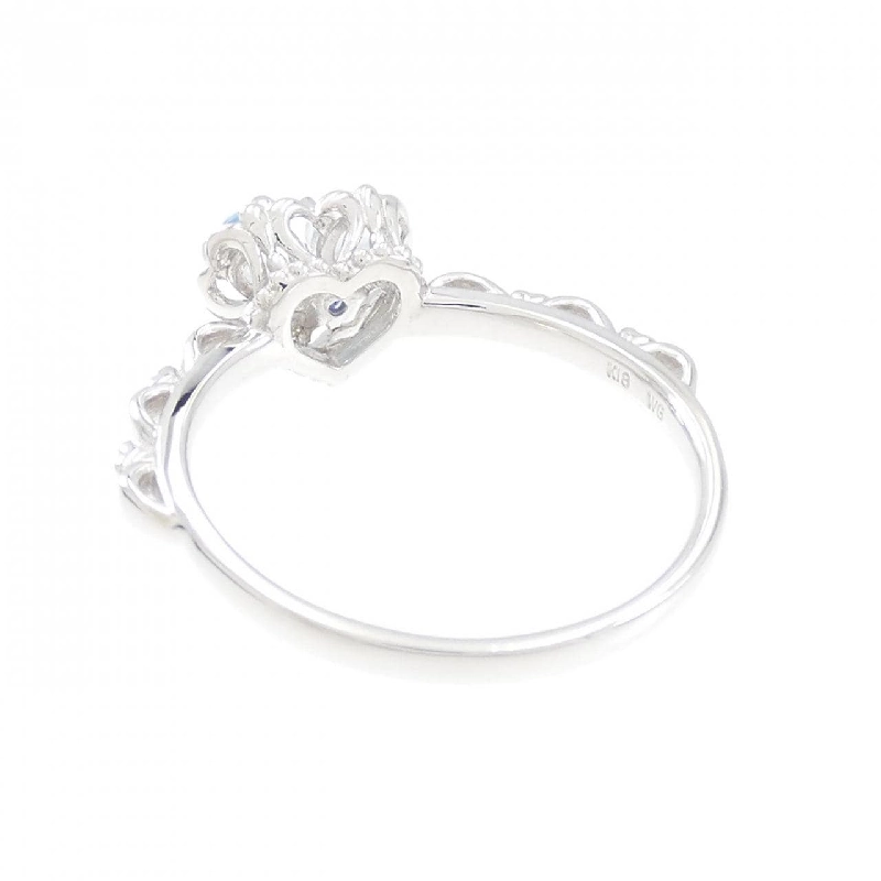 Nhẫn đá màu hình trái tim K18WG - Hàng hiệu Authentic 857433