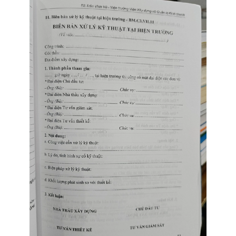 Quản lý chất lượng công trình xây dựng - TS. Trần Vinh Vũ 477723