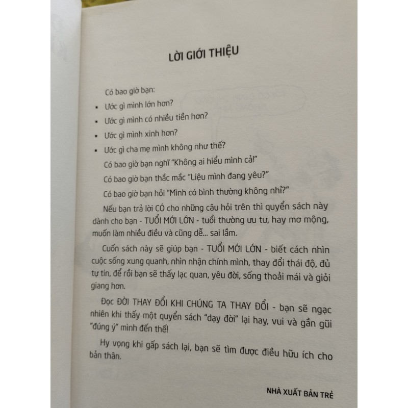 ĐỜI THAY ĐỔI KHI CHÚNG TA THAY ĐỔI 176710