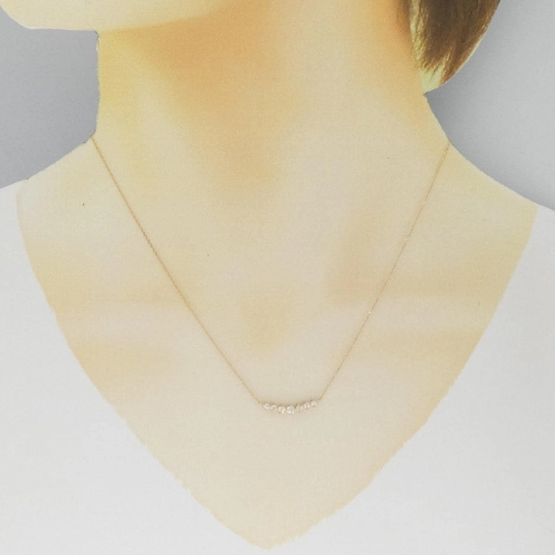 K18PG Dây chuyền kim cương 0.20CT - Hàng hiệu Chính hãng 865197