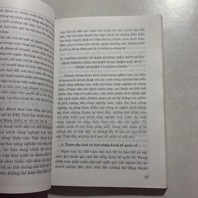 Công nghiệp hoá hiện đại hoá - Nông nghiệp và nông thôn Việt Nam 727023