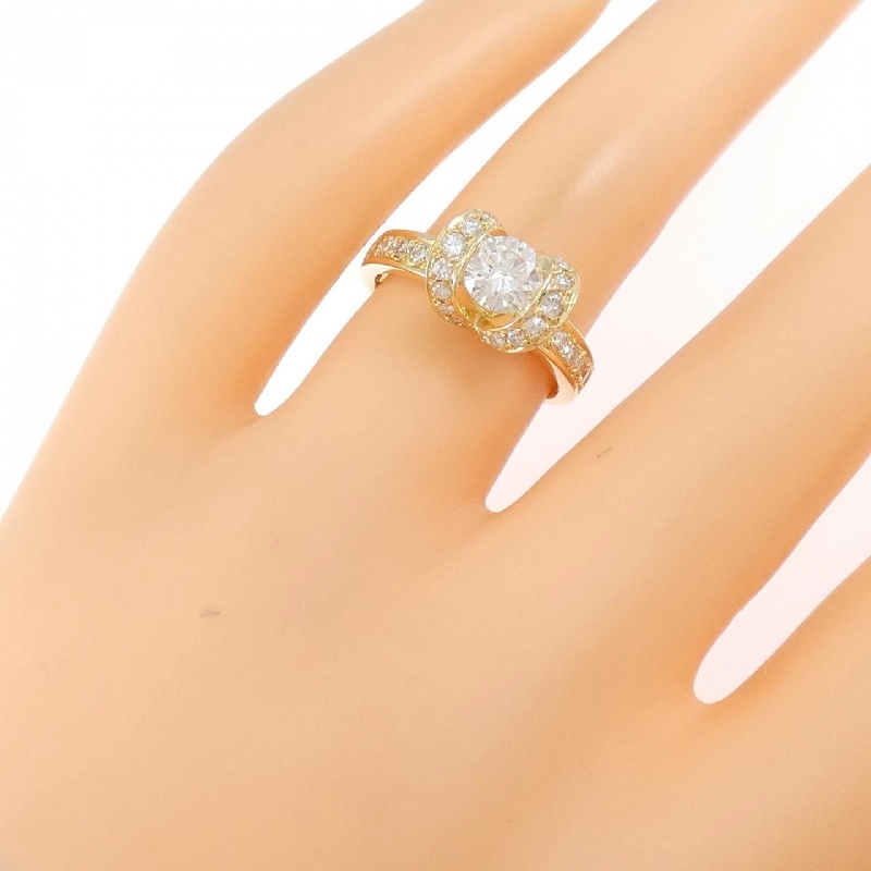 Nhẫn kim cương K18YG 0.60CT - Hàng hiệu Chính hãng 852848