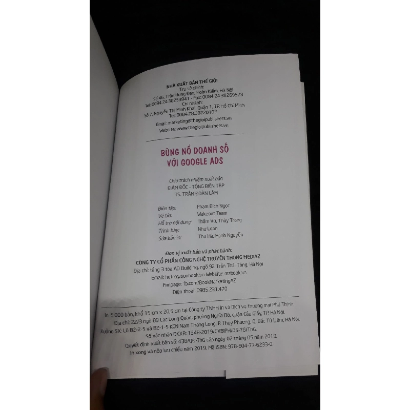 Bùng nổ doanh số với Google Ads 2019 - MediaZ new 90% HCM.ASB1306 911555