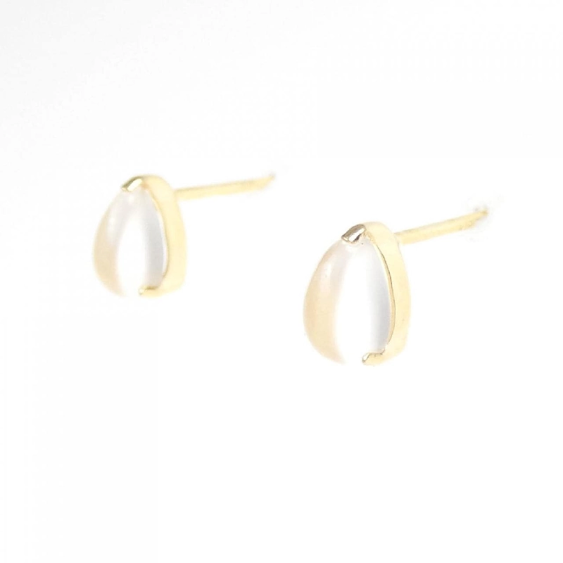 K18YG Bông tai Đá mặt trăng - Hàng hiệu Chính hãng 866062