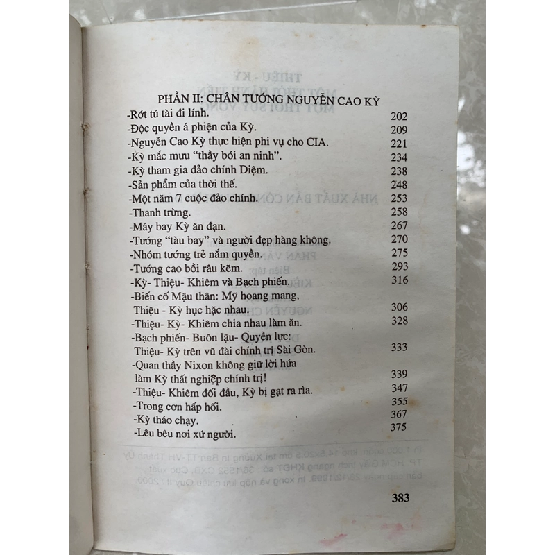 THIỆU - KỲ MỘT THỜI HÃNH TIẾN MỘT THỜI SUY VONG - LÝ NHÂN 549330